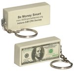 Stress $100 Bill Key Chain -  