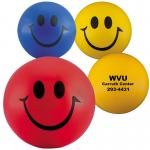 Buy Imprinted Stress Reliever Ball - Round - Smiley Face