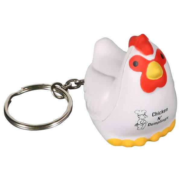 Main Product Image for Promotional Stress Reliever Chicken Key Chain