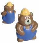 Stress Construction Worker Bear - Brown