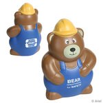 Buy Promotional Stress Reliever Construction Worker - Bear