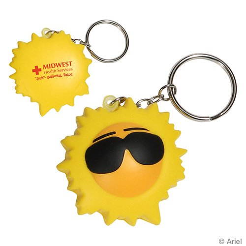 Main Product Image for Promotional Stress Reliever Key Chain - Cool Sun
