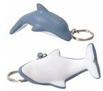 Stress Dolphin Key Chain - Grey