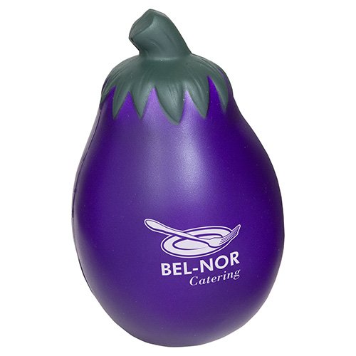 Main Product Image for Custom Printed Stress Reliever Eggplant