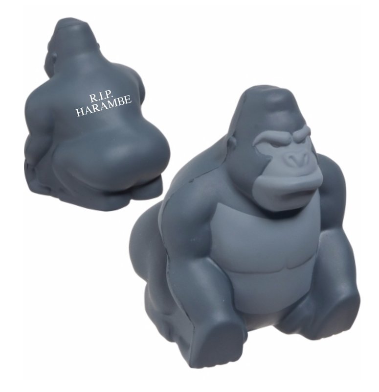 Main Product Image for Imprinted Stress Reliever Gorilla Gray