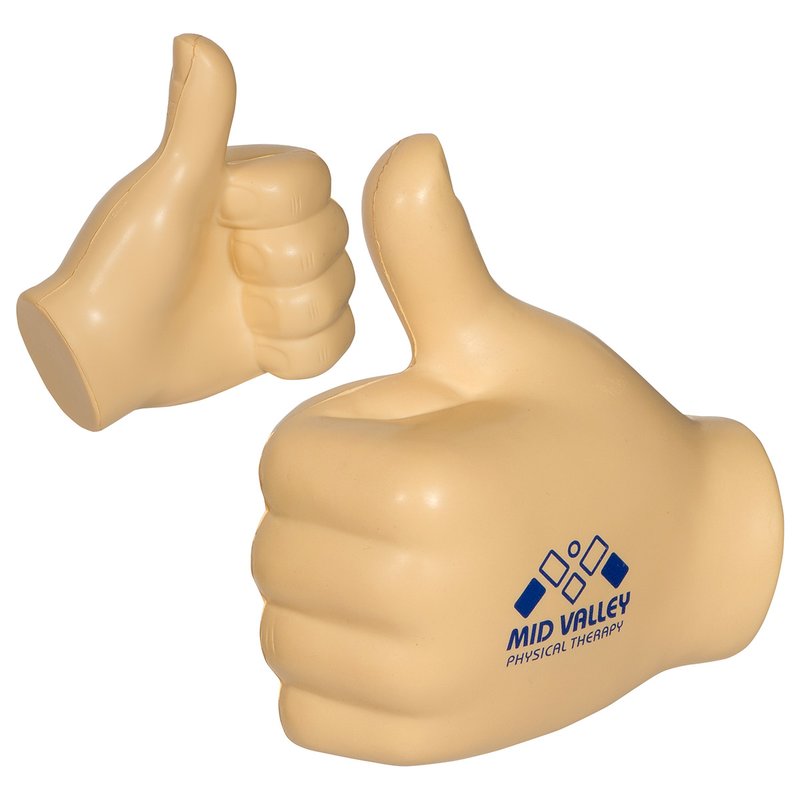 Main Product Image for Custom Printed Stress Reliever Hand Thumbs Up