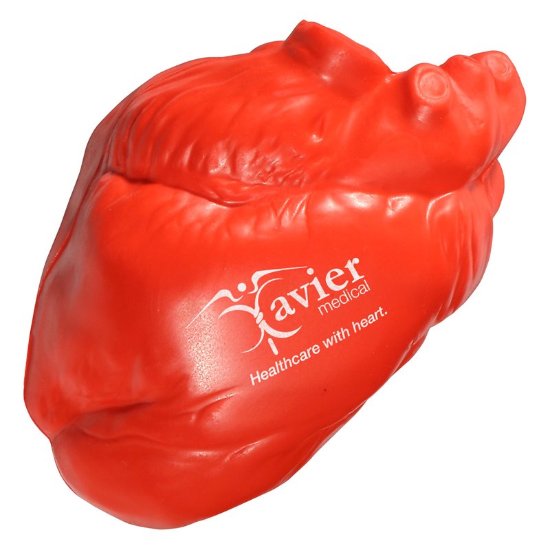 Main Product Image for Custom Printed Stress Reliever Heart No Veins