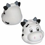 Stress Milk Cow Funny Face - White/Black