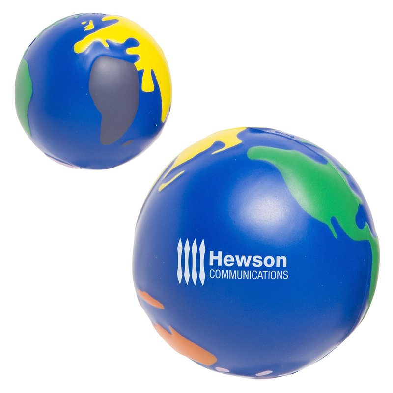 Main Product Image for Imprinted Stress Reliever Ball - Multicolored Earth