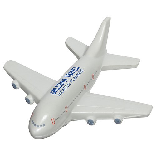 Main Product Image for Imprinted Stress Reliever Passenger Airplane