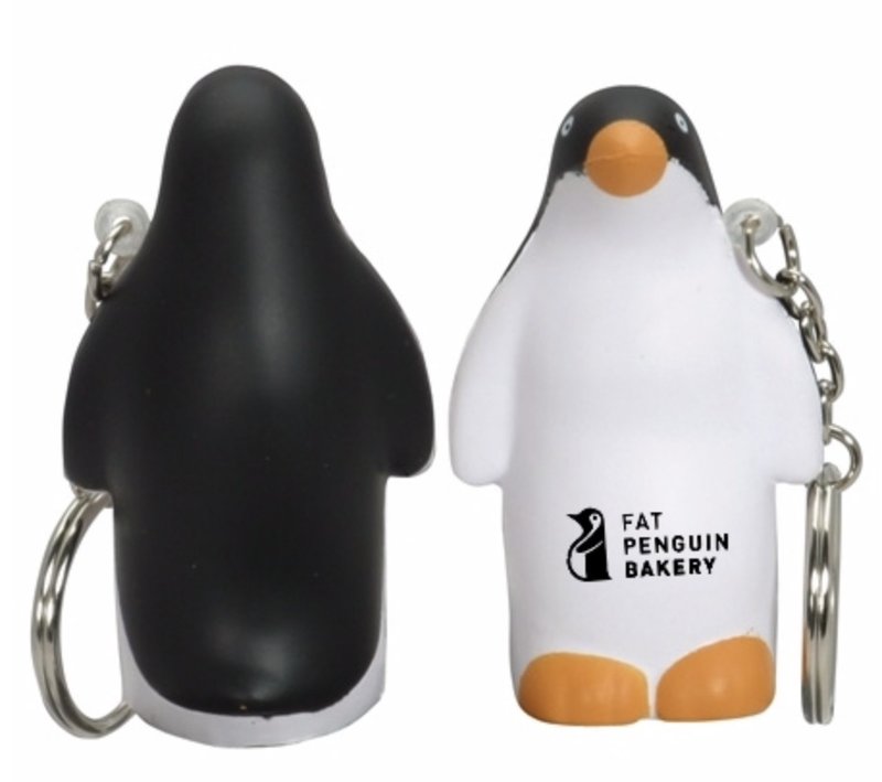 Main Product Image for Promotional Stress Reliever Penguin Key Chain