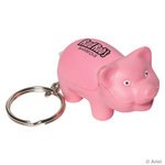 Stress Pig Key Chain -  