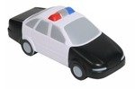 Stress Police Car - Black & White