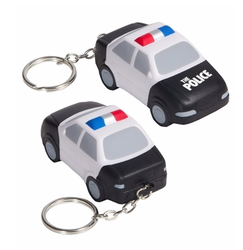Main Product Image for Imprinted Stress Reliever Police Car Key Chain