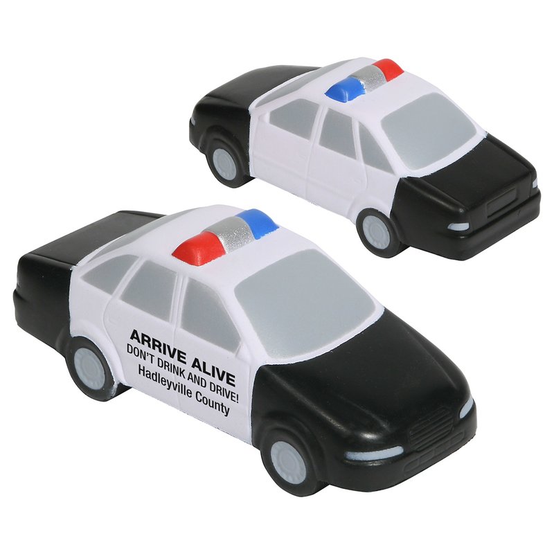 Main Product Image for Imprinted Stress Reliever Police Car