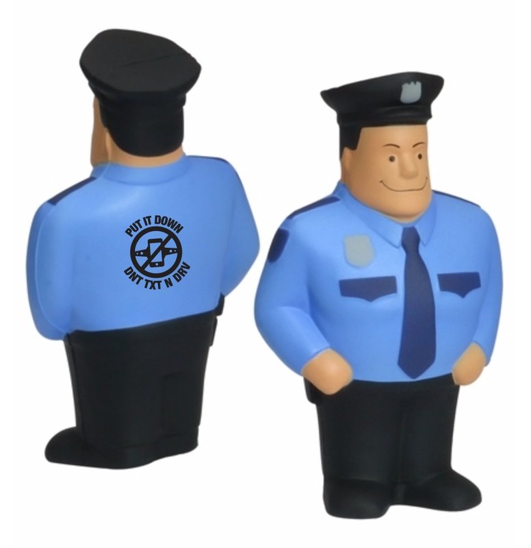 Main Product Image for Imprinted Stress Reliever Policeman