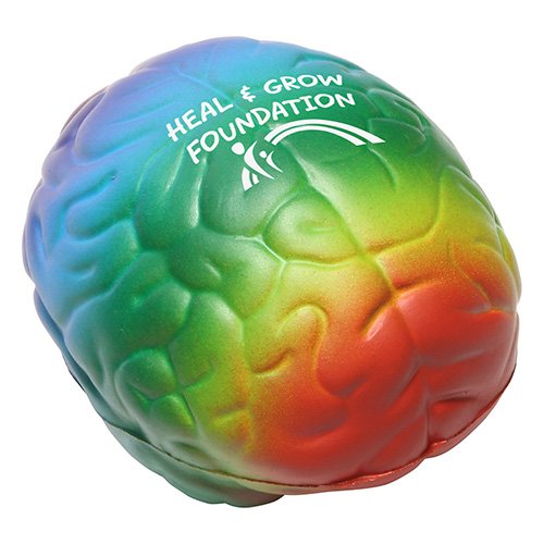 Main Product Image for Promotional Stress Reliever Brain - Rainbow Colored