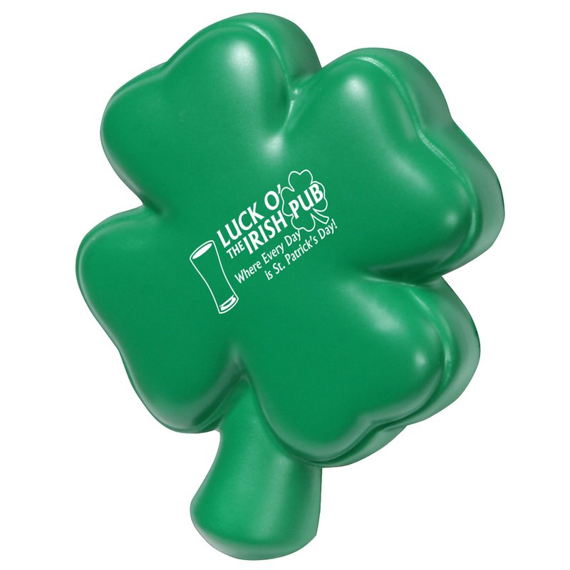 Main Product Image for Imprinted Stress Reliever 4-Leaf Clover