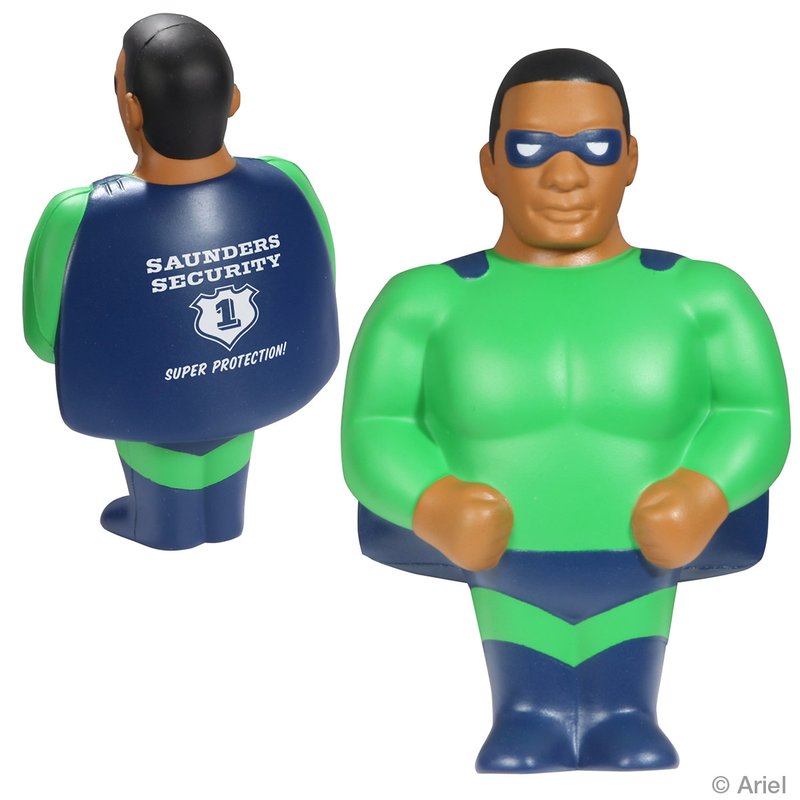 Main Product Image for Imprinted Stress Reliever African American Super Hero