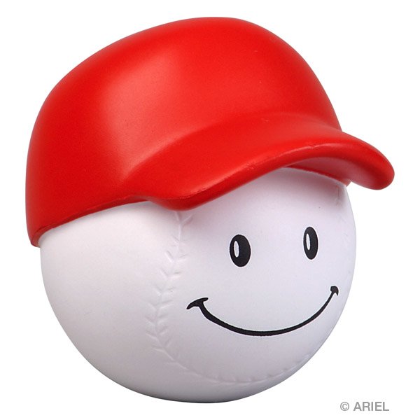 Main Product Image for Imprinted Stress Reliever With Baseball Cap