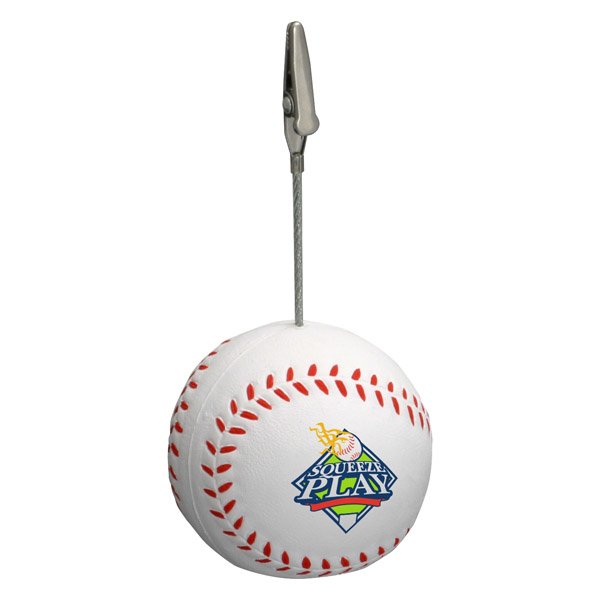 Main Product Image for Imprinted Stress Reliever Baseball Memo Holder
