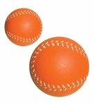 Stress Reliever Baseball - Orange