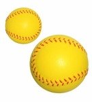 Stress Reliever Baseball - Yellow