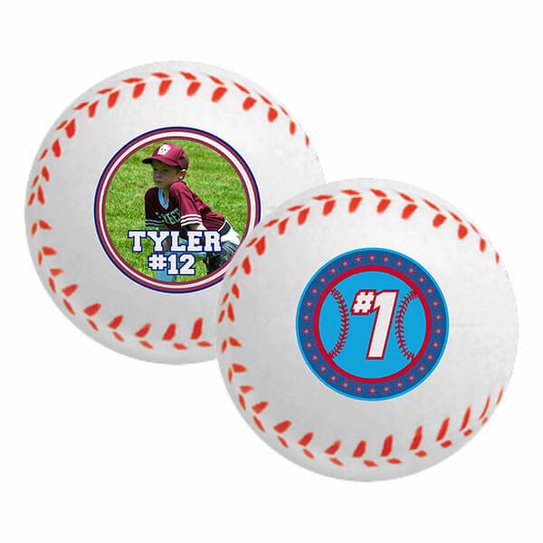 Main Product Image for Custom Printed Stress Reliever Baseball