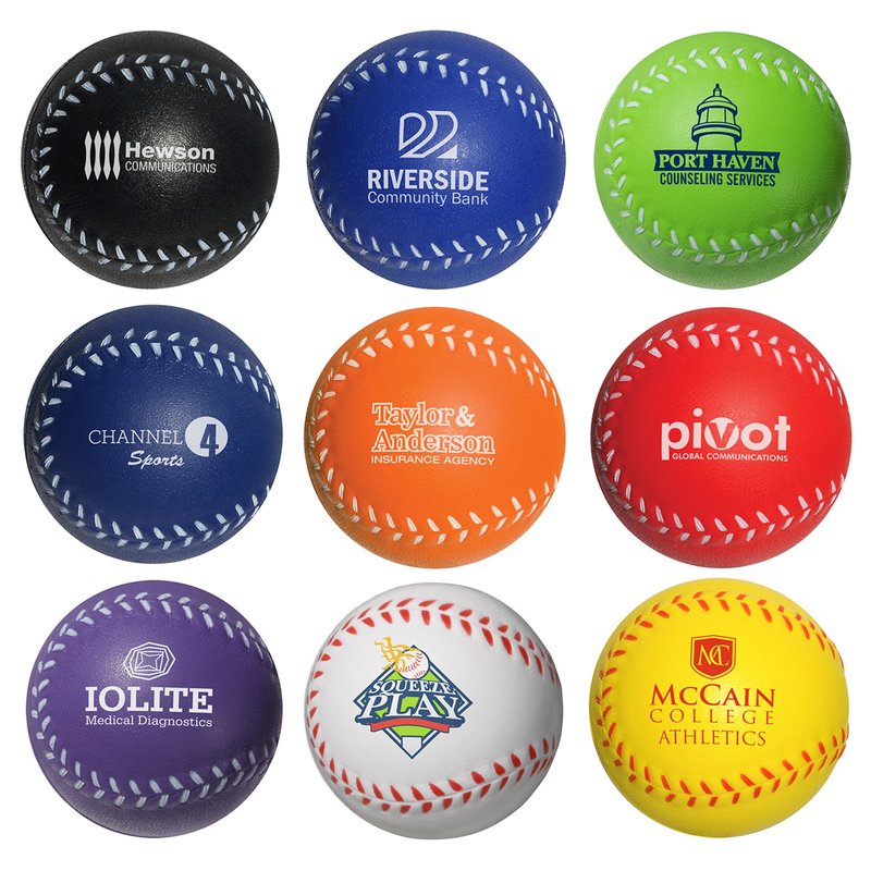 Main Product Image for Imprinted Stress Reliever Baseball