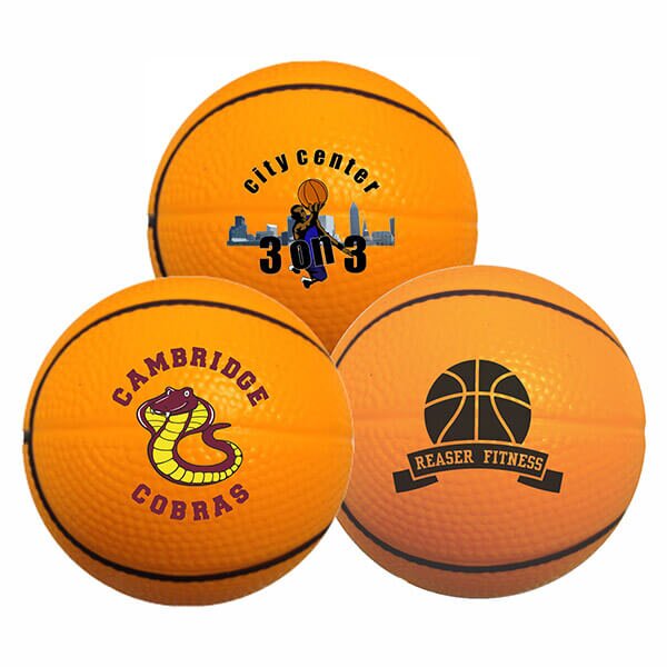 Main Product Image for Custom Printed Stress Reliever Basketball - 2.5in
