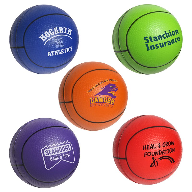 Main Product Image for Imprinted Stress Reliever Basketball