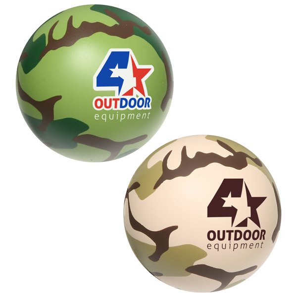 Main Product Image for Imprinted Stress Reliever Ball Camouflage