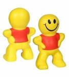 Stress Reliever Captain Smiley - Yellow/Red