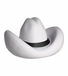 Stress Reliever Cowboy Hat - White