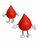 Stress Reliever Droplet Figure -  Red