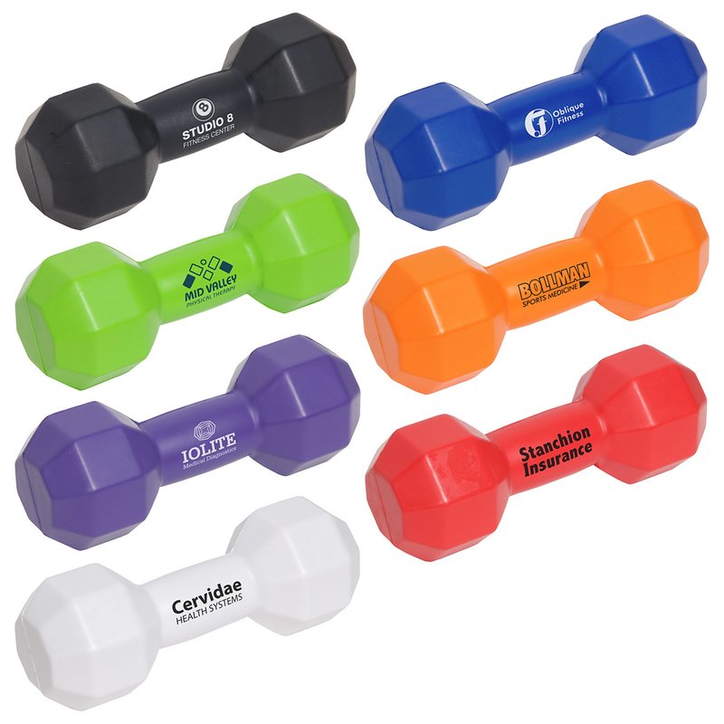 Main Product Image for Imprinted Stress Reliever Dumbbell