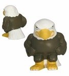 Stress Reliever Eagle Mascot - Brown/White