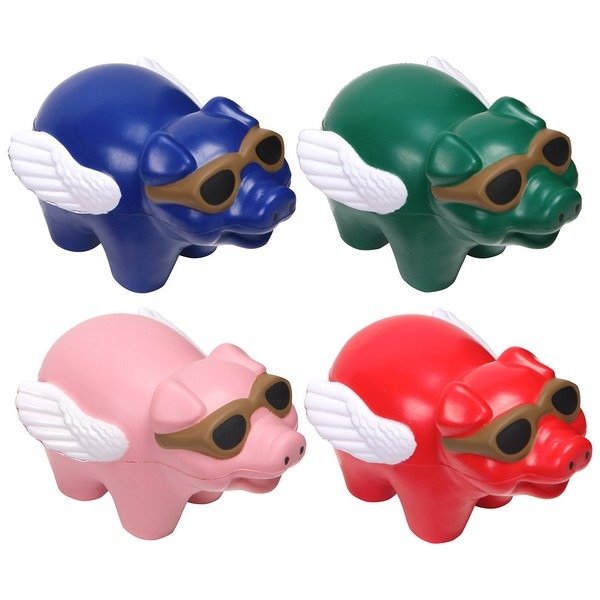 Main Product Image for Promotional Stress Reliever Flying Pig