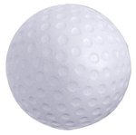 Stress Reliever Golf Ball - White