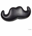 Stress Reliever Handlebar Mustache - Black