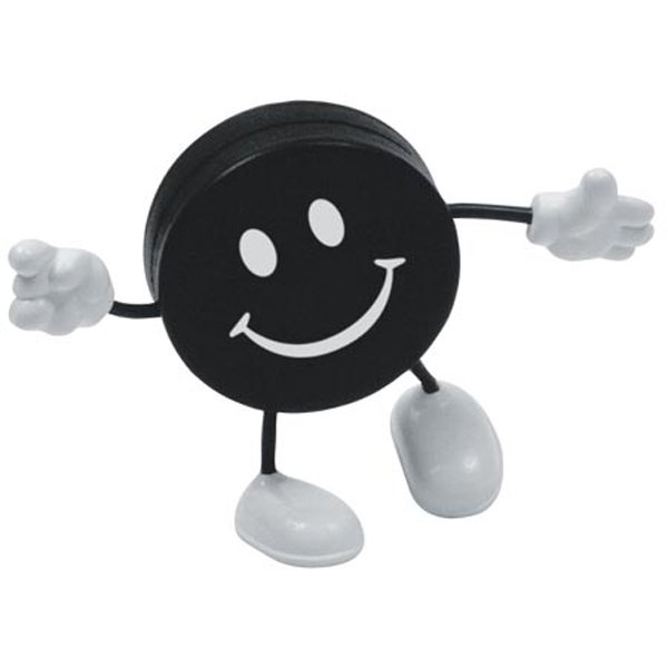 Main Product Image for Imprinted Stress Reliever Hockey Puck Figure