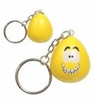 Stress Reliever Mood Maniac Keychain - Happy - Yellow