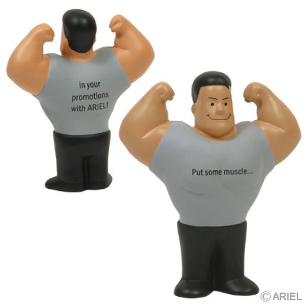 Main Product Image for Imprinted Stress Reliever Muscle Man