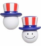 Stress Reliever Patriotic Mad Cap - Red/White/Blue