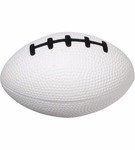 Stress Reliever Small Football - White