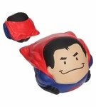 Stress Reliever Super Hero Wobbler - Blue/Red