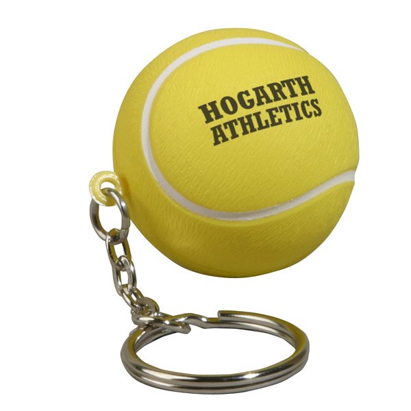 Main Product Image for Imprinted Stress Reliever Key Chain Tennis Ball