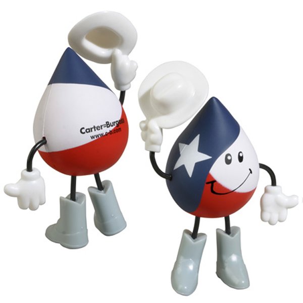 Main Product Image for Imprinted Stress Reliever Texas Figure