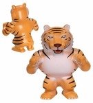 Stress Reliever Tiger Mascot - Orange