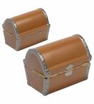 Stress Reliever Treasure Chest - Brown